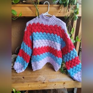 COPY - Like new Forever 21 Chunky Knit Block Color Sweater